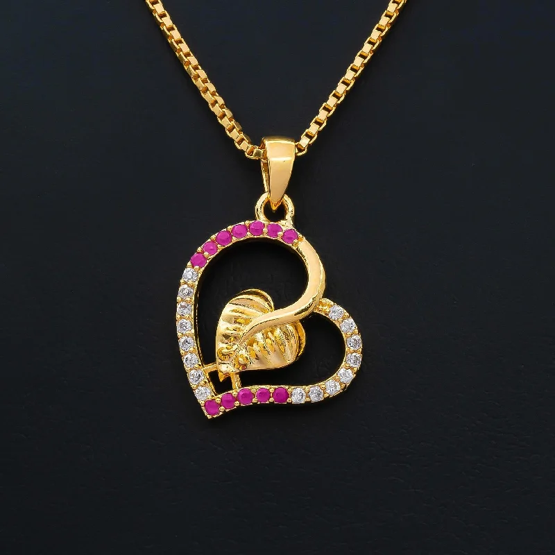 Gold Pendant PSLT124WR-09