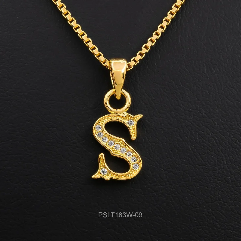 Gold Pendant PSLT183W-09