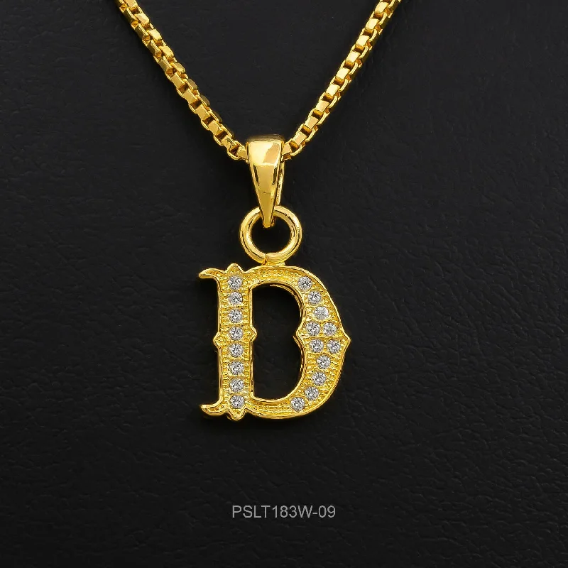 Gold Pendant PSLT183W-09