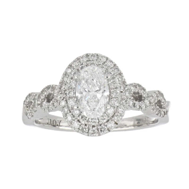 White Diamond Ring (White Diamond 0.75 cts. White Diamond 0.5 cts.)