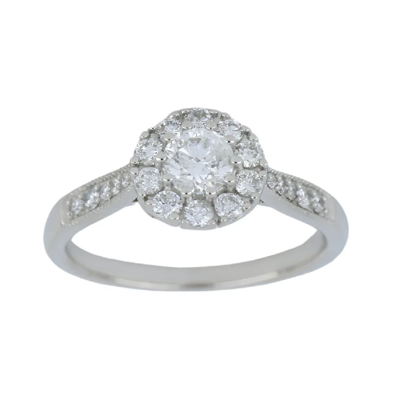 White Diamond Ring (White Diamond 0.815 cts.)