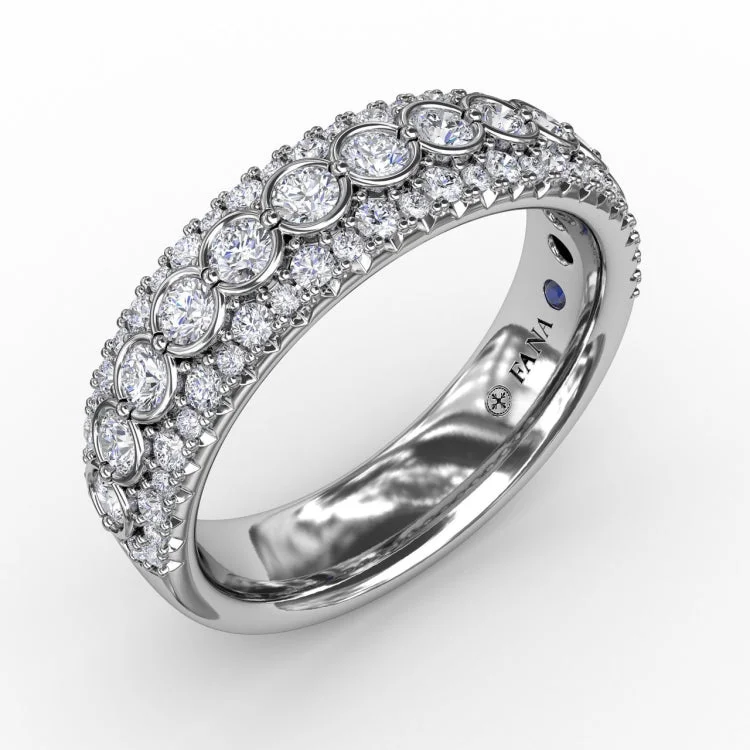 Bezel-Set Diamond Band