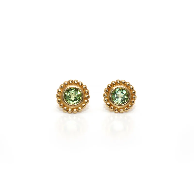 Peridot Stud Earring