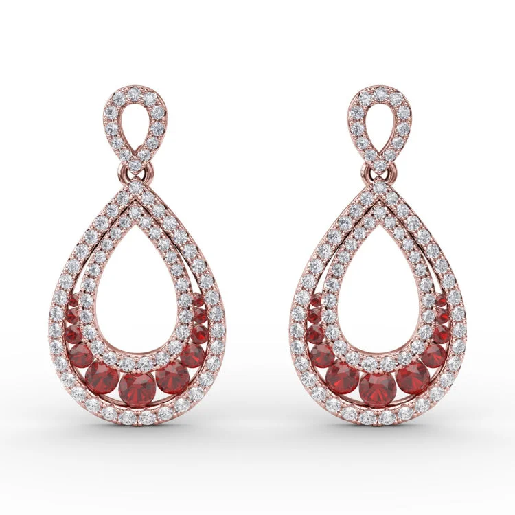 Bedazzled Drop Earrings