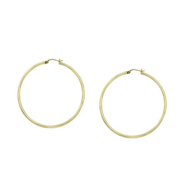 2x30mm Hoop Earrings