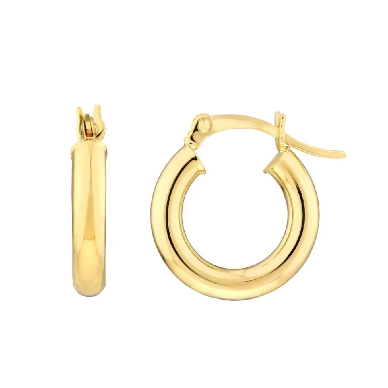 3x1.5mm Hoop Earrings