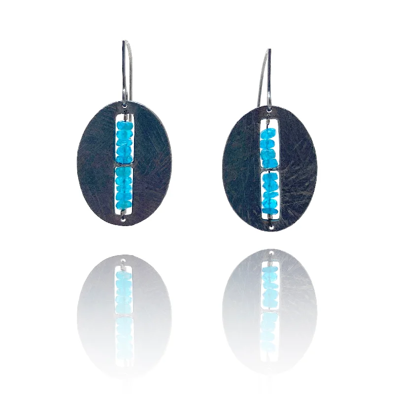 Apatite Window Earrings