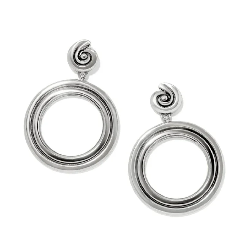 Brighton Contempo Moda Ring Post Drop Earrings