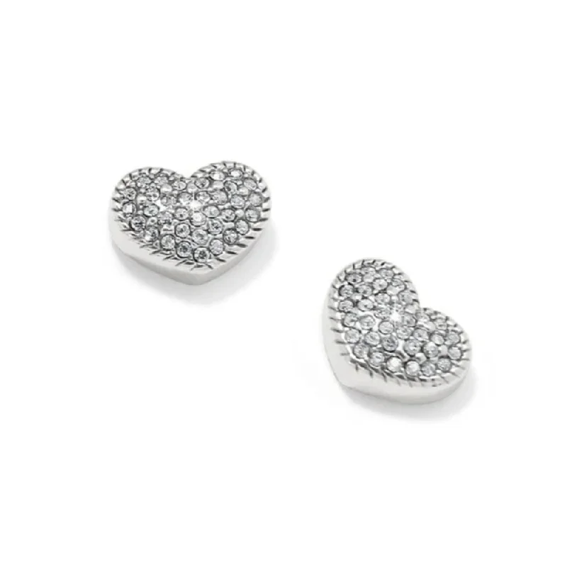 Brighton Illumina Celeste Heart Post Earrings