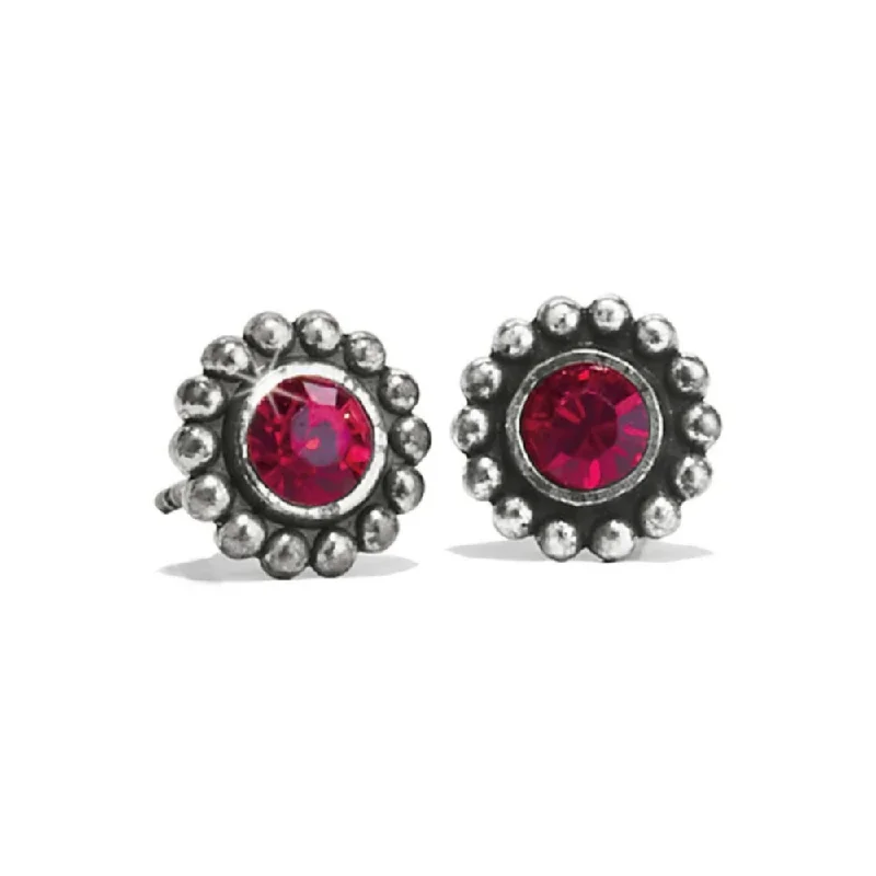 Brighton Twinkle Mini Post Earrings - Garnet