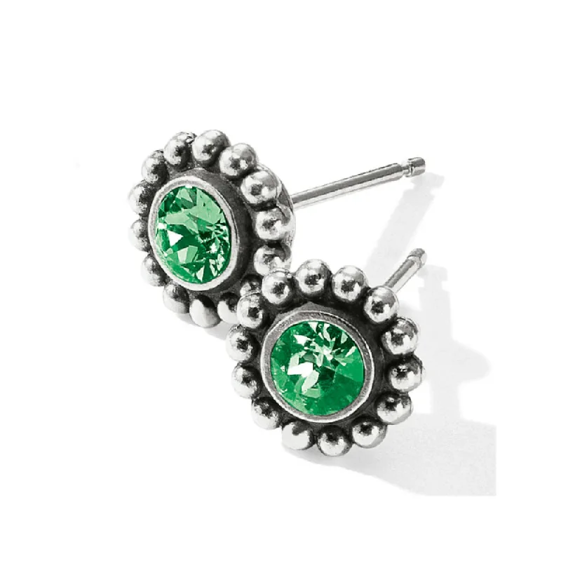 Brighton Twinkle Mini Post Earrings - Peridot