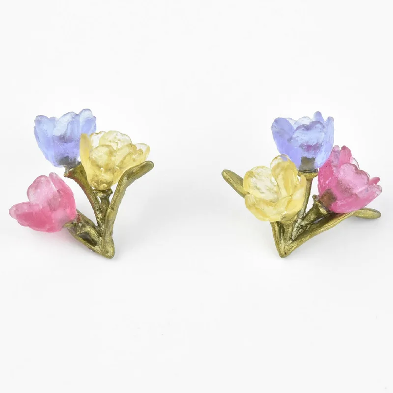 Bunch of Tulips Stud Earrings