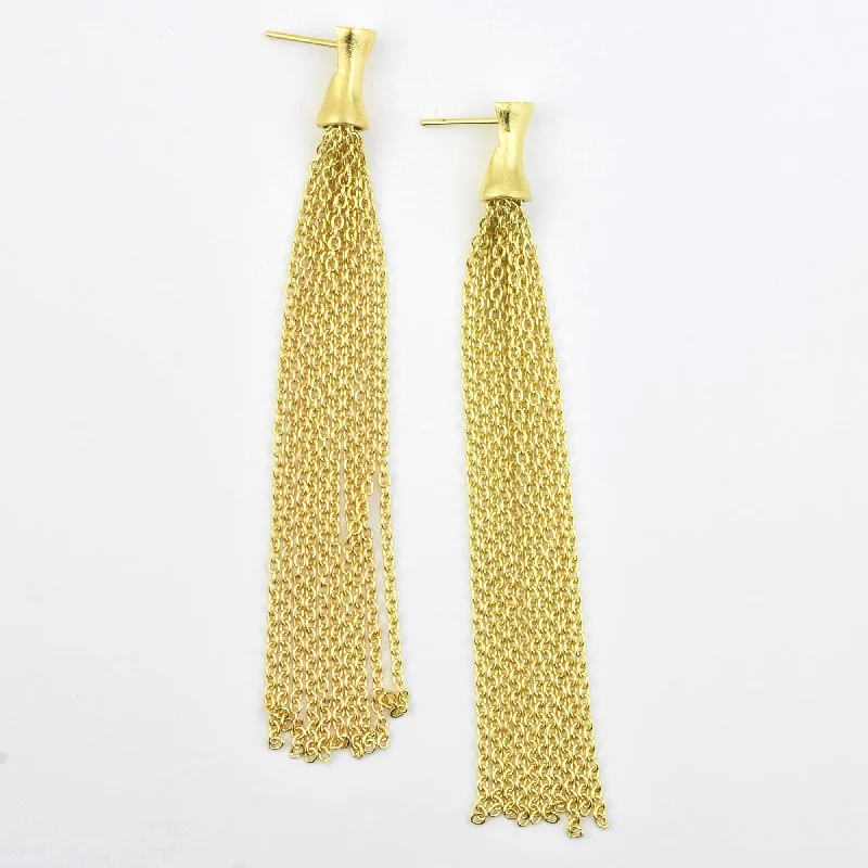 Chain Tassel Earrings