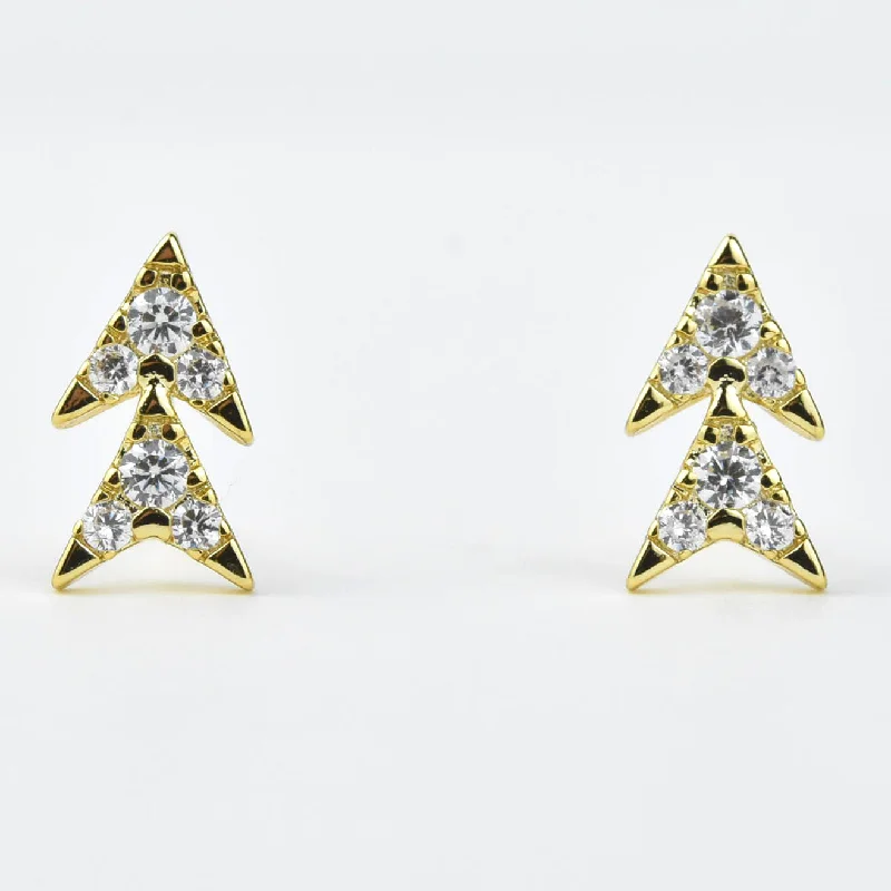 Double Arrow Studs