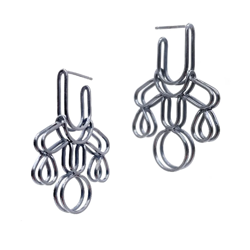 Emily Rogstad - "Bent Link Drop Earrings"