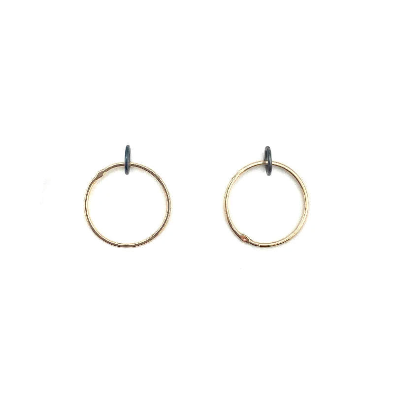 Gold Circle Studs