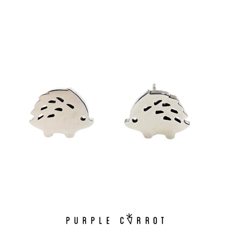 Hedgehog Stud Earrings