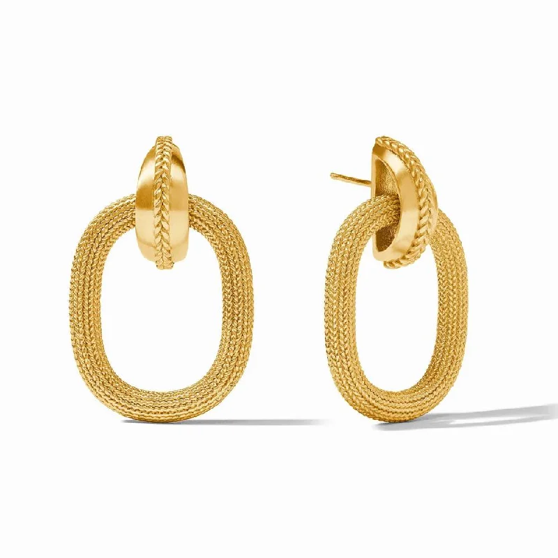 Julie Vos Cheval Doorknocker Earrings