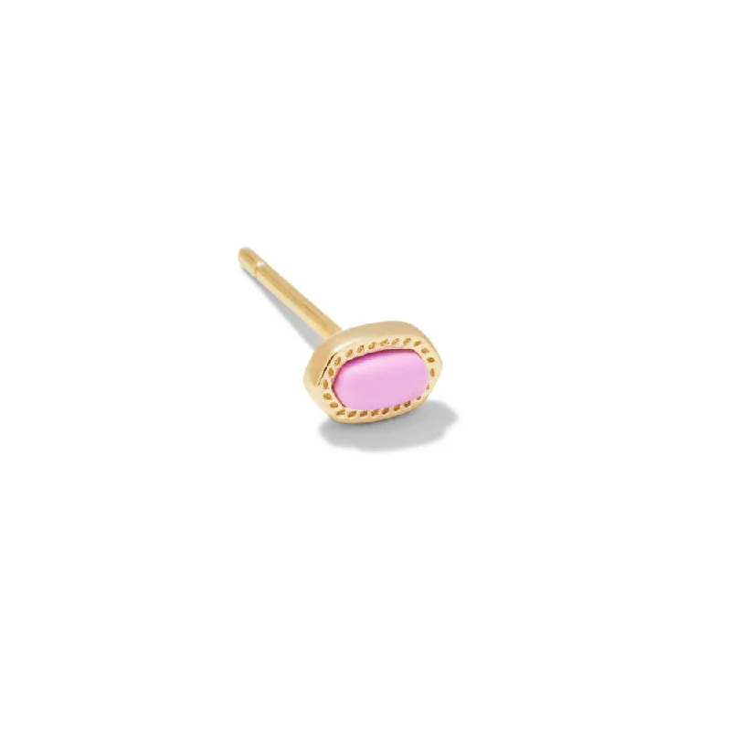 Kendra Scott Elliot Single Stud Stud Earring - Gold Fucshia Magnesite