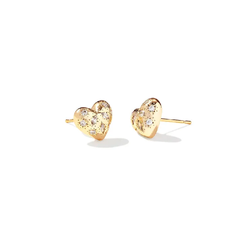 Kendra Scott Holland Heart Stud Earrings