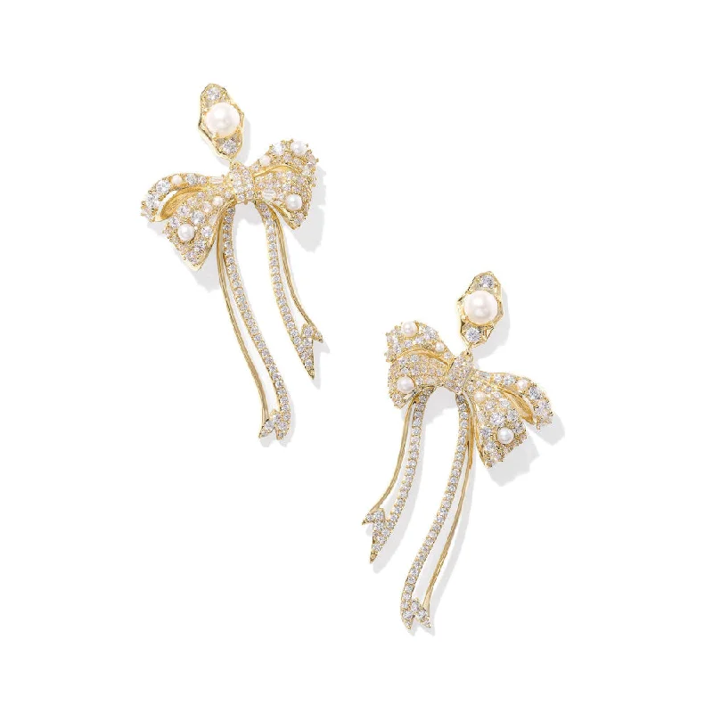 Kendra Scott Krista Bow Statement Earrings