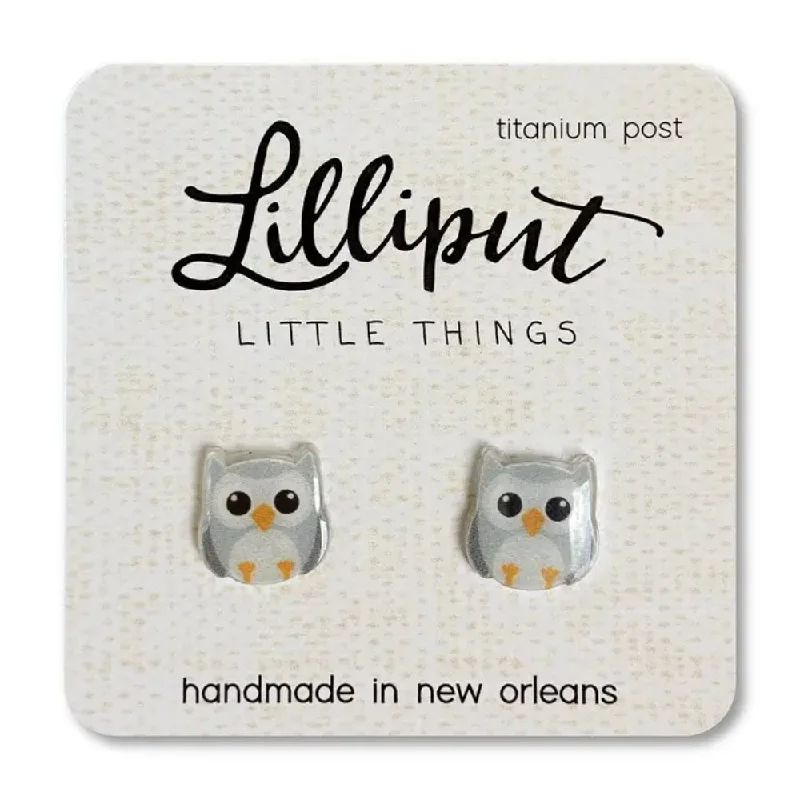 Lilliput Little Things Owl Earrings