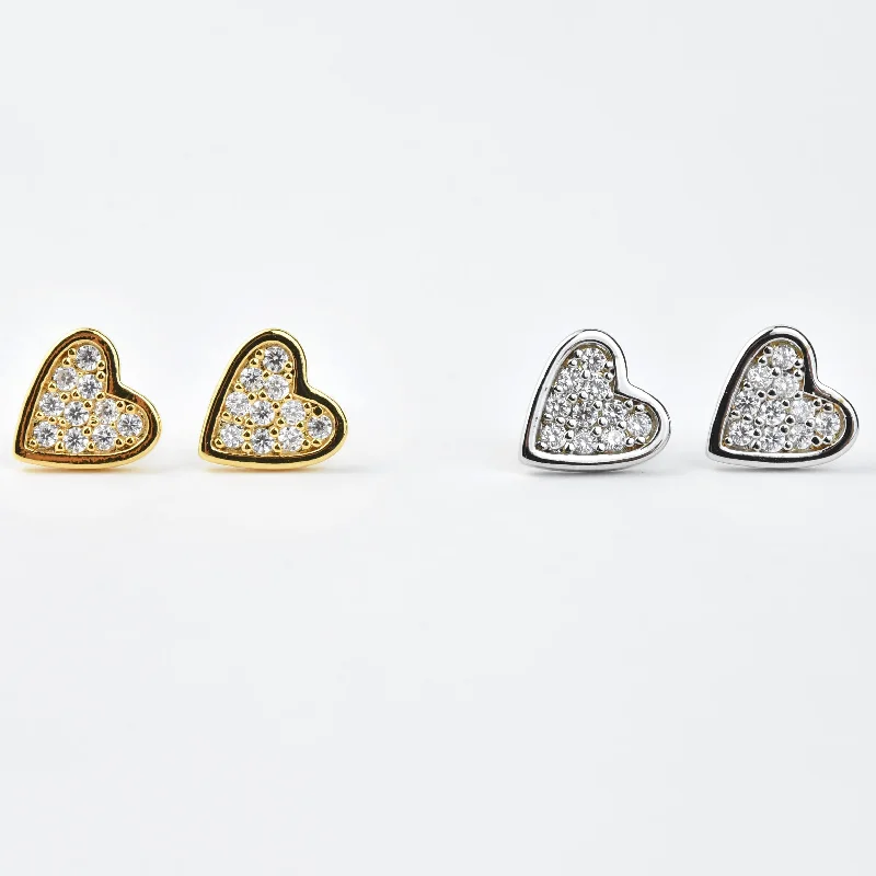 Mi Amore Heart Studs