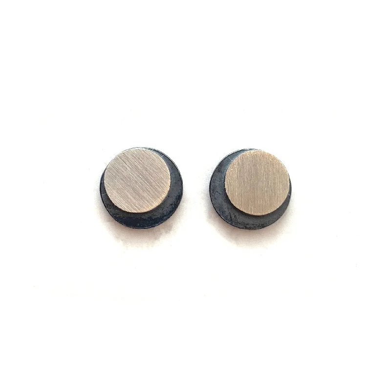 Offset Circle Studs - Large