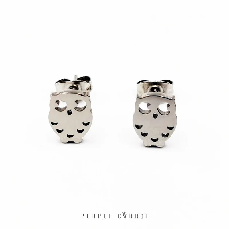 Owl Stud Earrings