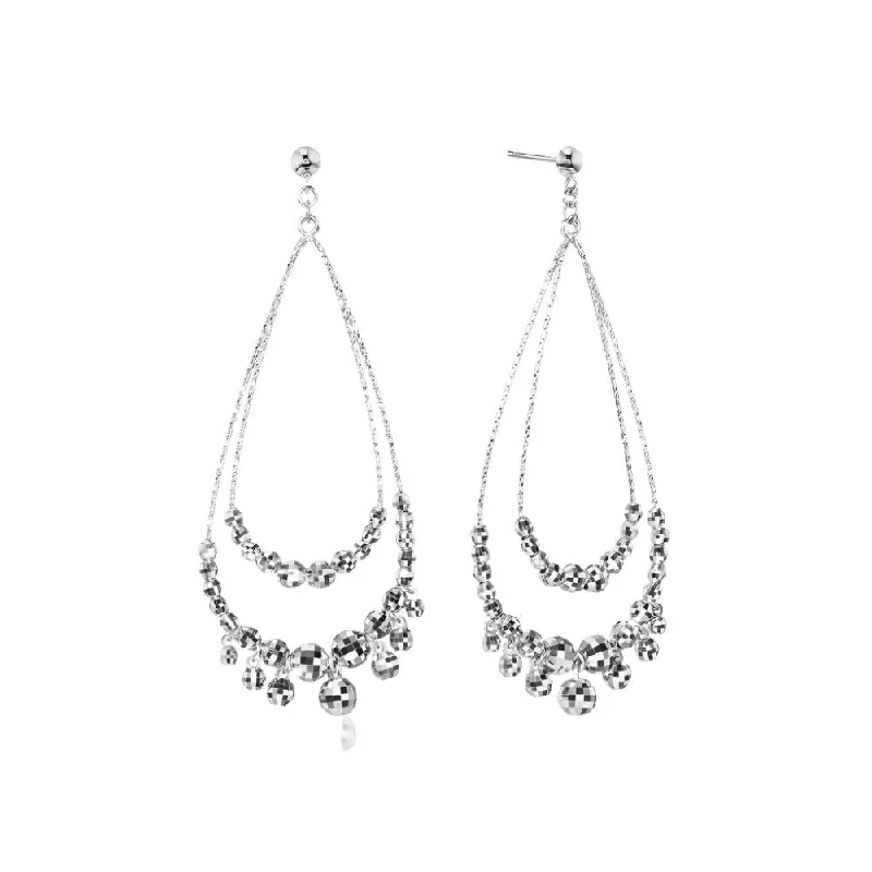 Platinum Born Eos Ellipse Earrings