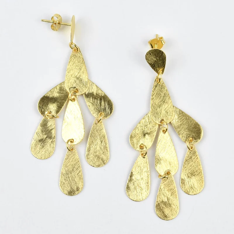 Small Cascading Rain Earrings