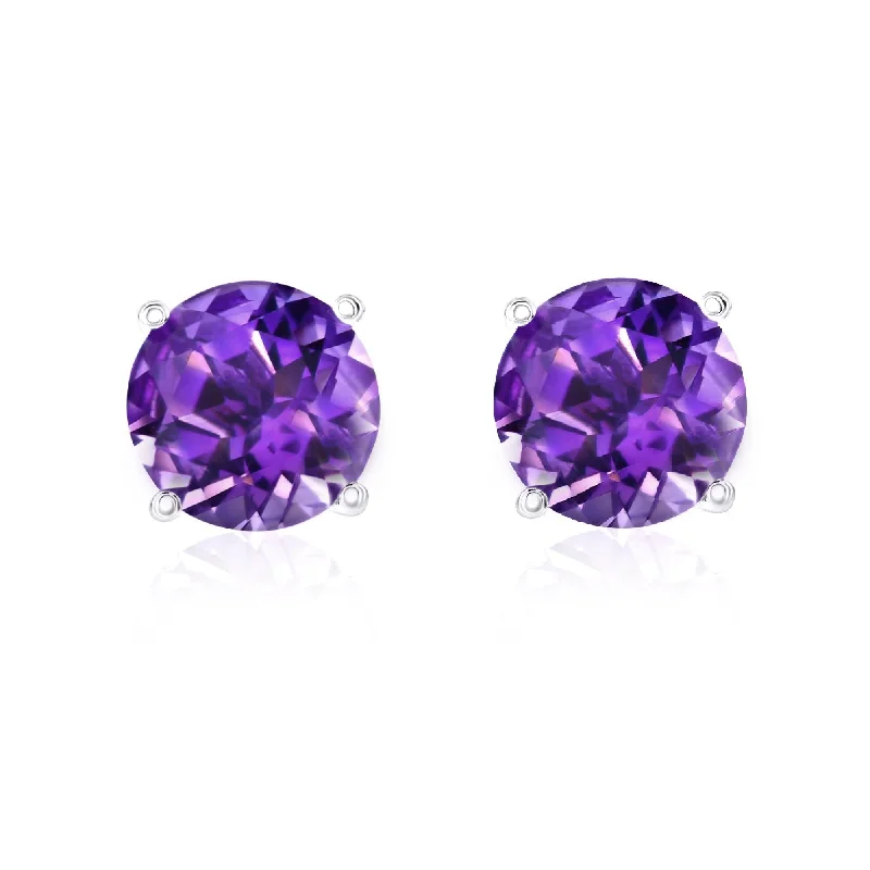 Smyth Jewelers 14k Gold Amethyst Stud Earrings