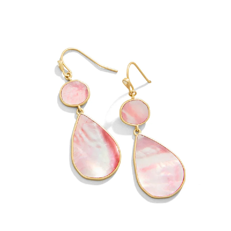 Spartina Batina Earrings Pink Mother-of-Pearl