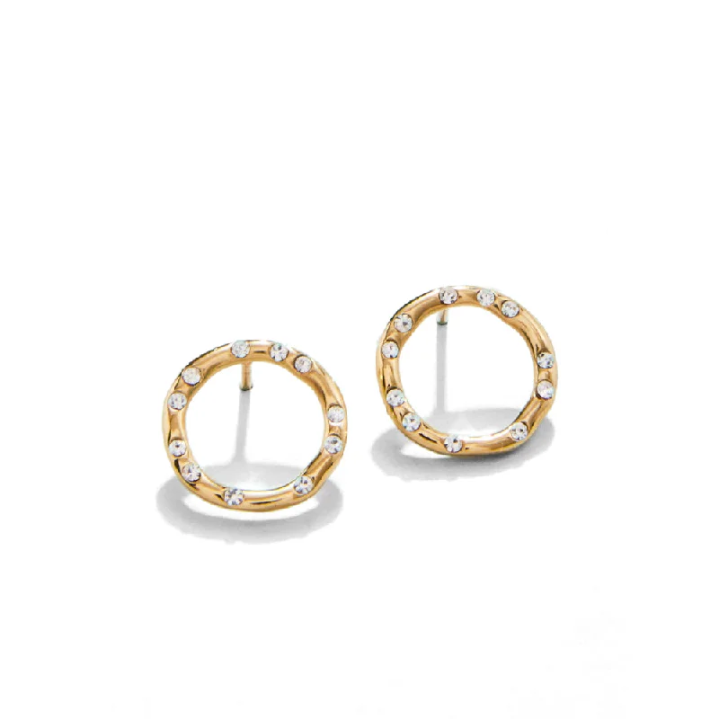 Spartina Endless Stud Earrings Crystal