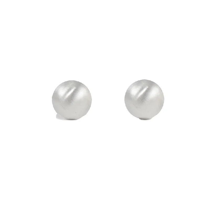 Sterling Silver Single Bubble Stud Earrings