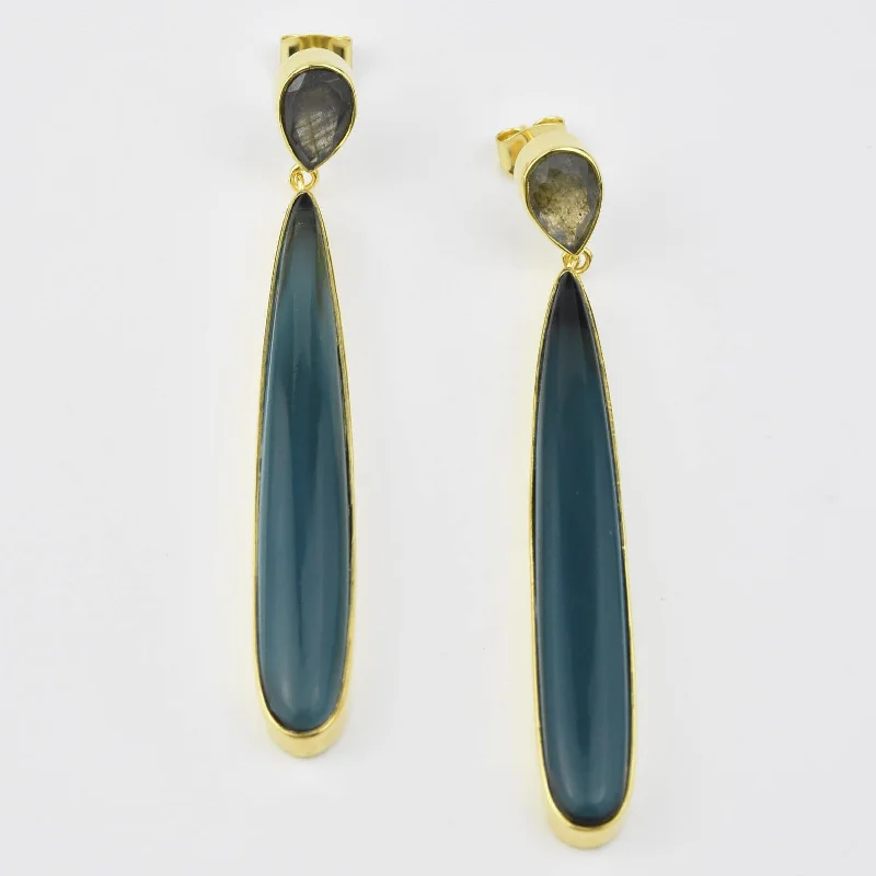 Teardrop Long Earrings