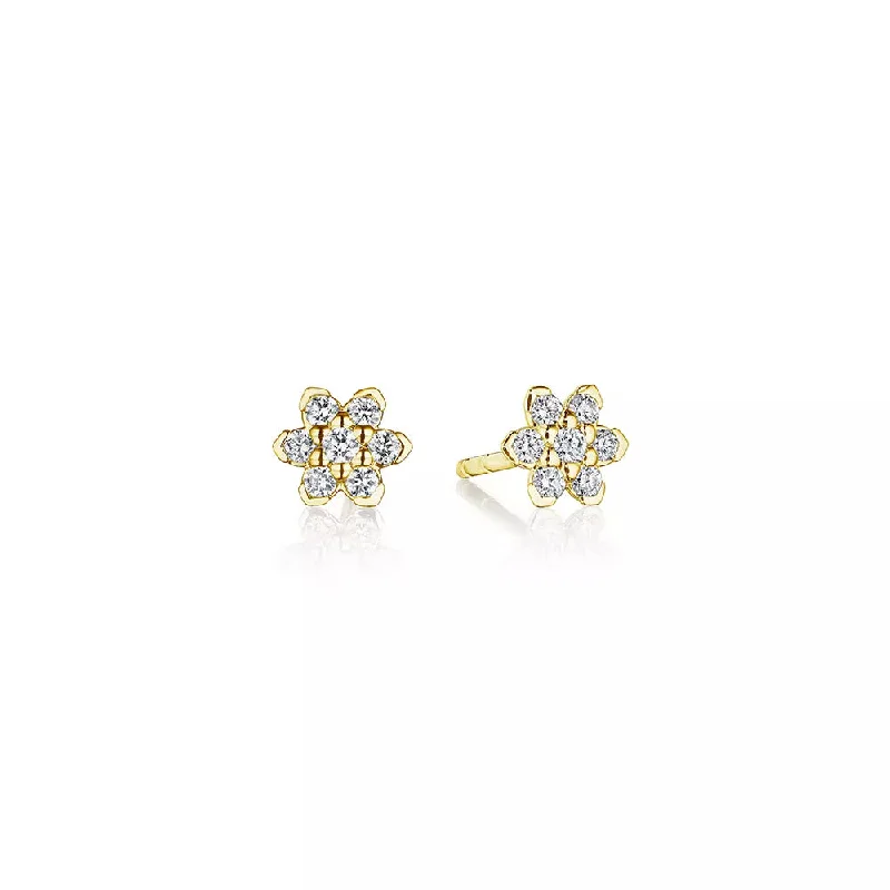 Verragio 18K Gold Ministar Diamond Studs