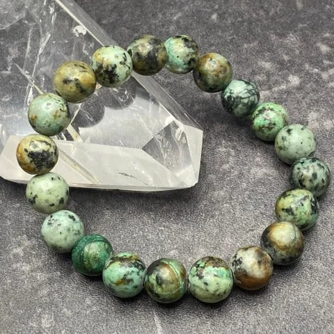 African Turquoise Crystal Bracelet