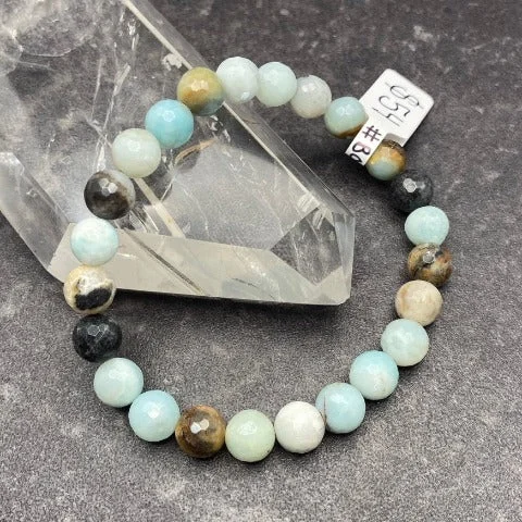 Amazonite Crystal Stretch Bracelet