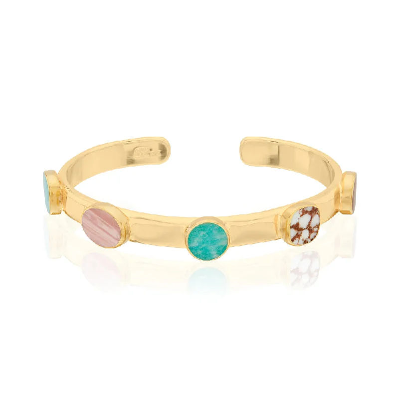 Anna Beck Raised Multi-Stone Cuff