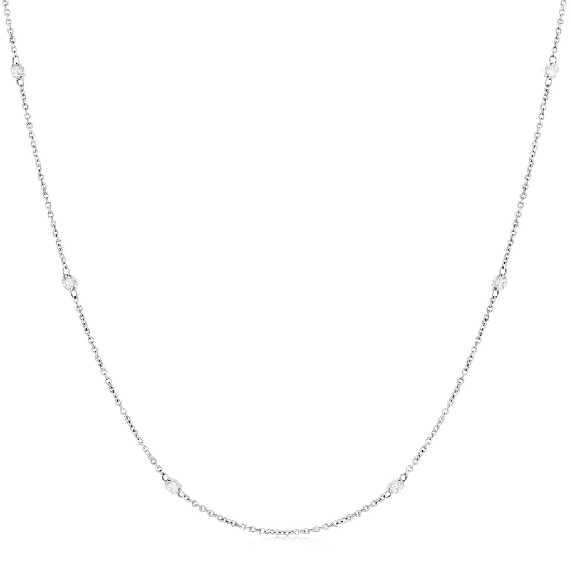 ARESA Diamond By The Inch Necklace