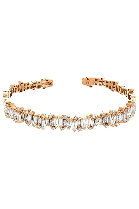 Baguette Diamond Fireworks Bangle