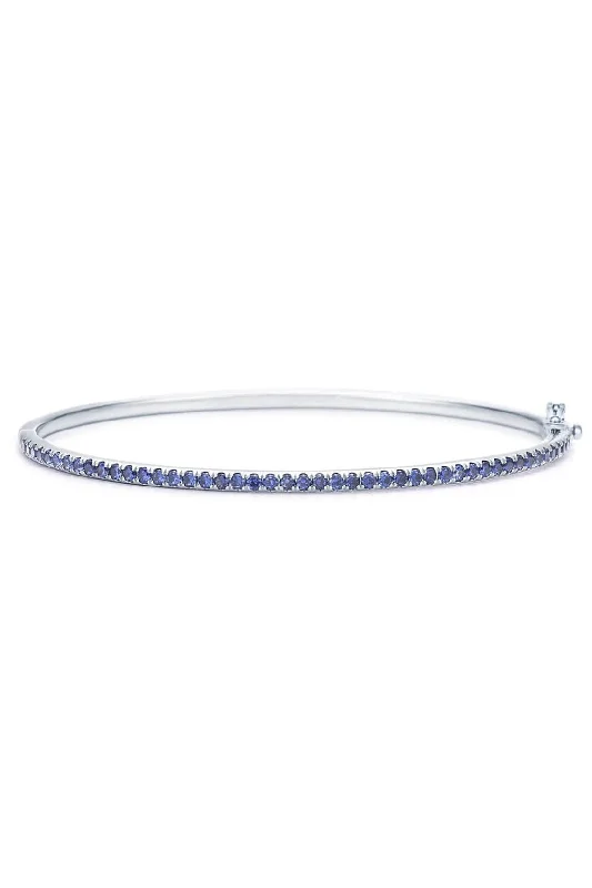 Blue Sapphire Stackable Bangle