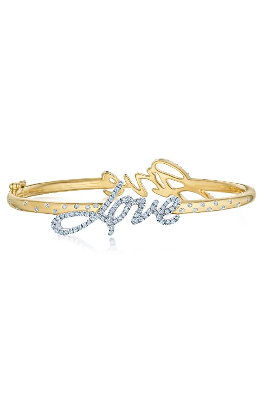 Diamond Give Love Bangle