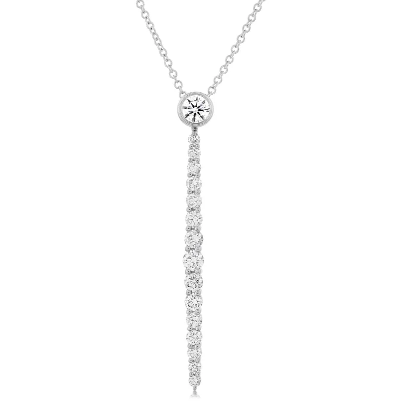 Diamond Stick Slide Pendant