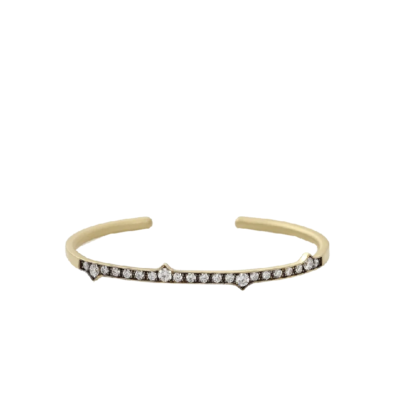 Diamond Thorn Cuff Bangle