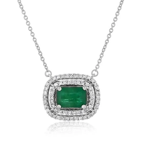 Emerald & Diamond Necklace