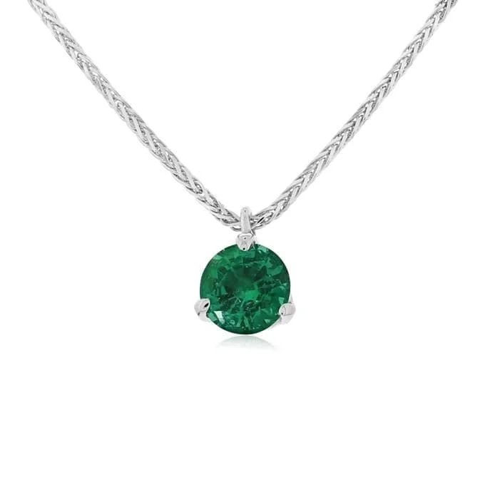 Emerald Pendant Necklace