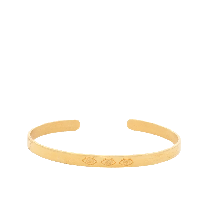 Eye Engraved Bangle