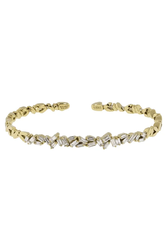 Fireworks Diamond Baguette Bangle